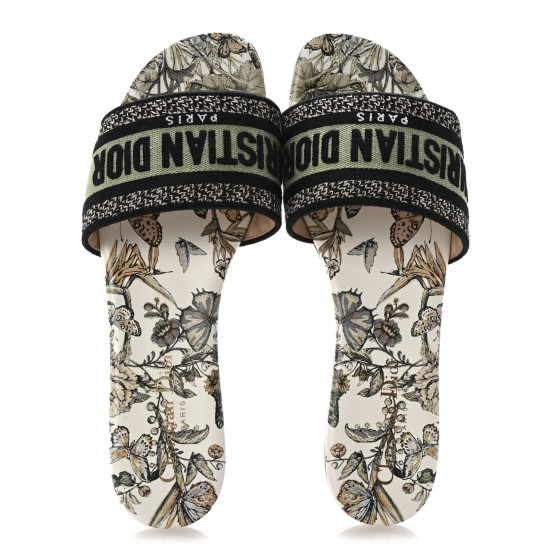 DIOR  Dwayミュール Women's Dway embroidered cotton mules | DIOR | 24S