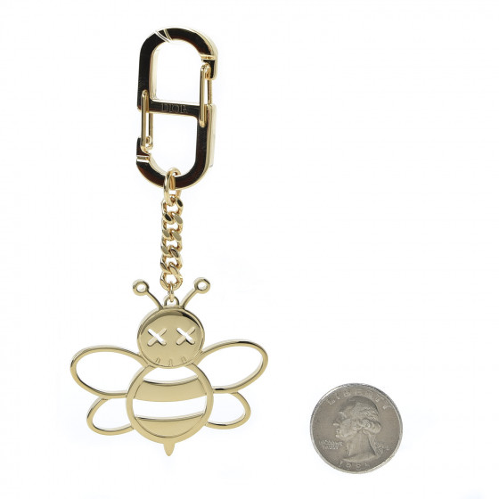 即買OK Dior × Kaws コラボチャーム キーホルダー Bee シルバー Dior x KAWS Charm Only Silver Bee Japan Exclusive Novelty | eBay