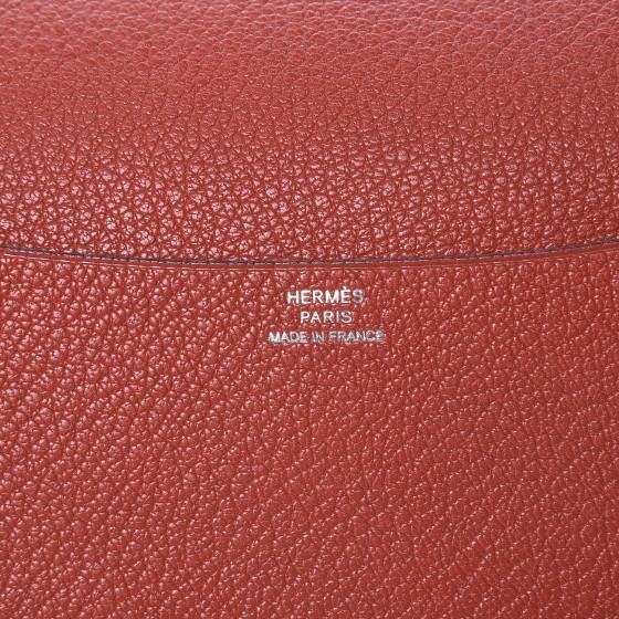 HERMES 2000年 カレンダー HERMES Chevre Mysore Globe Trotter Agenda Cover Brique