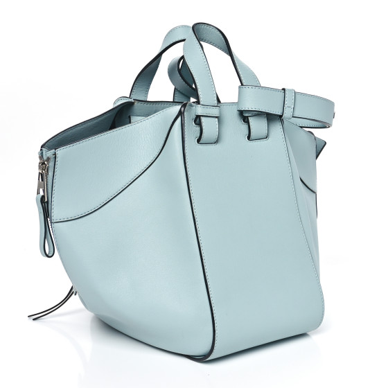 LOEWE Calfskin Medium Hammock Shoulder Bag Aqua 1573434