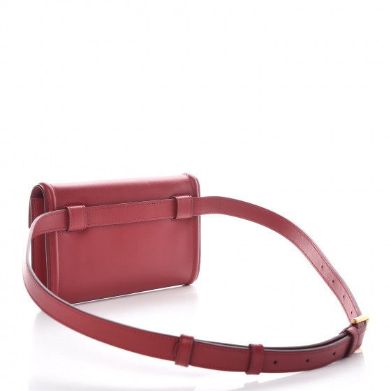 DOLCE & GABBANA Agnello Vitello Devotion Belt Bag Red 412994