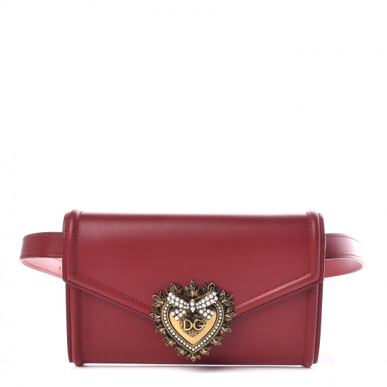 バッグ Dolce&Gabbana Devotion Belt Bag 3way DOLCE & GABBANA DEVOTION LEATHER BLACK BELT BAG | eBay