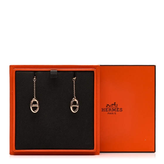 HERMES Farandole 18Kローズゴールド ピアス【ランクAB】 Hermes Farandole Earrings in 18K Rose Gold with 96 Diamonds