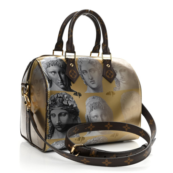 LOUIS VUITTON X FORNASETTI Calfskin Fornasetti Speedy