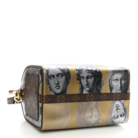 LOUIS VUITTON X FORNASETTI Calfskin Fornasetti Speedy