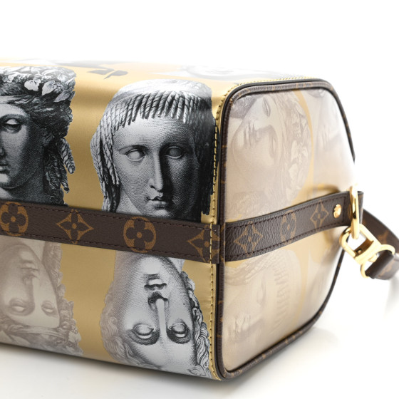 LOUIS VUITTON X FORNASETTI Calfskin Fornasetti Speedy
