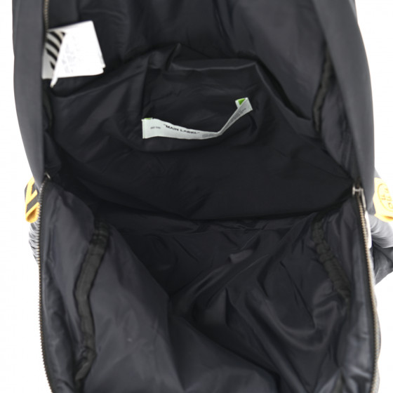 OFF-WHITE Nylon Industrial Puffy Backpack Black 1089073