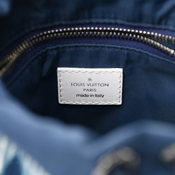 LOUIS VUITTON Hickory Stripes Denim Monogram Watercolor Sac