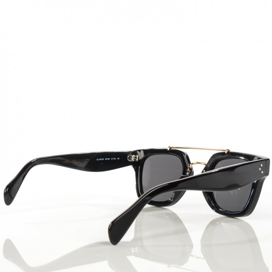 サングラス CELINE - BRIDGE Sunglasses In 38NO Black CELINE Acetate Bridge Sunglasses CL41077/S Black 111967