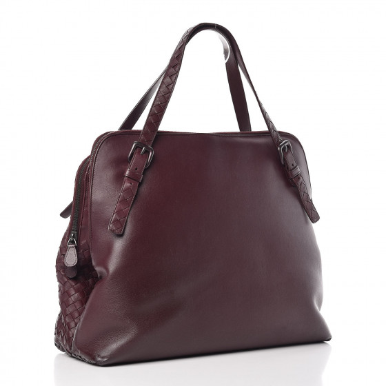 BOTTEGA VENETA Nappa Intrecciato Double Compartment Tote