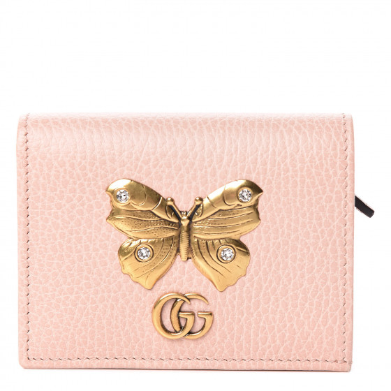 ブランド一覧 | ワールド オンラインストア Card Butterfly Calfskin Pebbled GUCCI Case Pink Perfect 小物