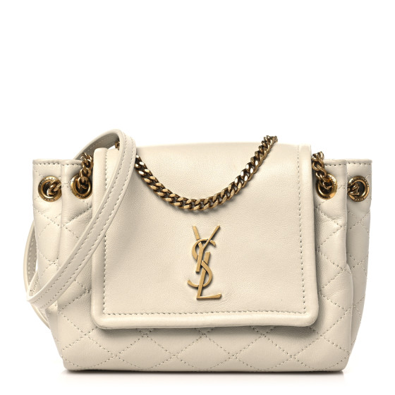 【関税＆送料込み】Saint Laurent Front Flap Nolita Mini Wit Mini NOLITA IN LAMBSKIN | Saint Laurent | YSL CA