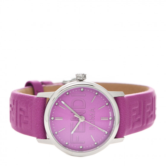 FENDI Stainless Steel Calfskin 29mm Forevermore Fendi Quartz