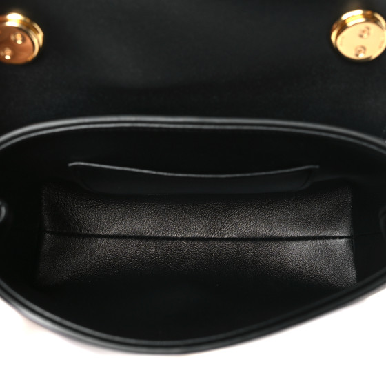 CELINE Supple Calfskin Mini Victoire Bag Black 1551209