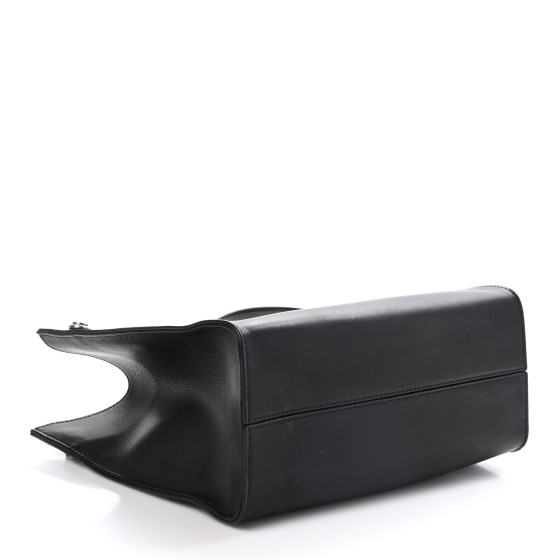 THE ROW Alexia レザーバッグ THE ROW Polished Saddle Calfskin Small Alexia Bag Black