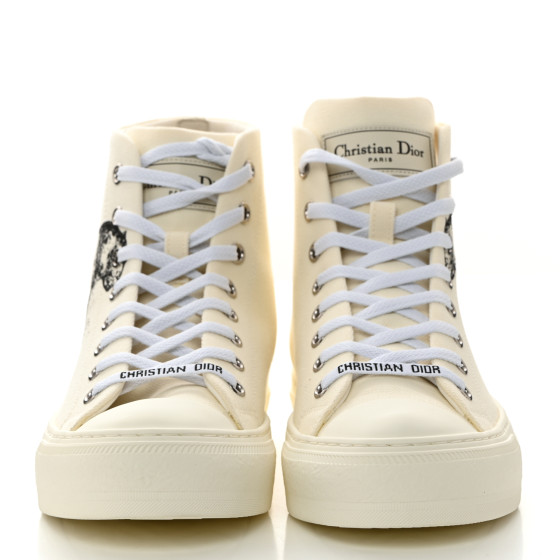 CHRISTIAN DIOR Canvas Embroidered Walk'In Dior Tiger Print