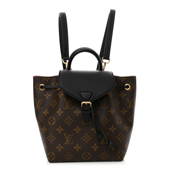 LOUIS VUITTON Monogram BB Montsouris NM Backpack Black