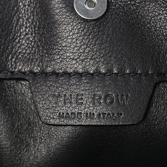 日本完売 ★THE ROW★ Alexia レザーバッグ スモール♪ ポーチ THE ROW Polished Saddle Calfskin Small Alexia Bag Black