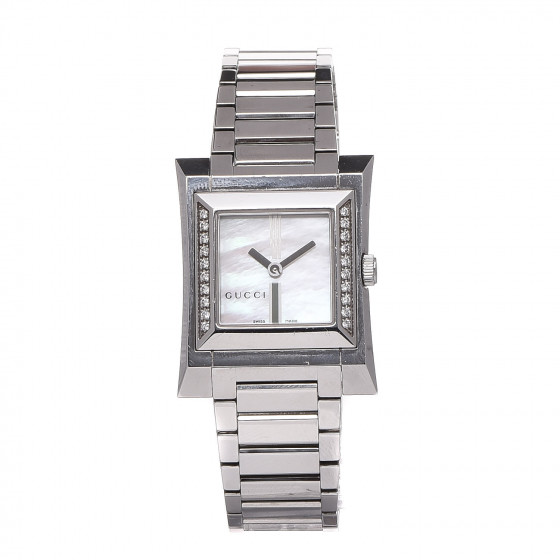 時計 GUCCI 111L YA111506 Diamond bezel quartz Gucci 111L Diamond Bezel Quartz Shell Character Watch Used