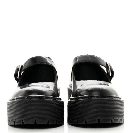 HERMES Calfskin Hoxton Oxford 38.5 Black 1367781 | FASHIONPHILE