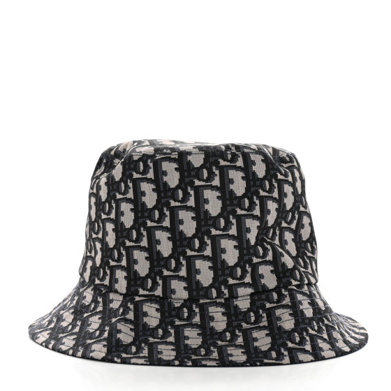 CHRISTIAN DIOR Oblique Jacquard Bucket Hat Blue 1362241