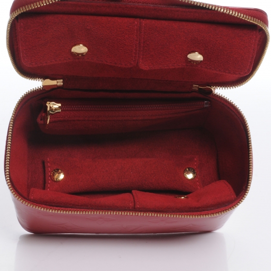 LOUIS VUITTON Vernis Vanity Jewel Case Pomme D'Amour 47289