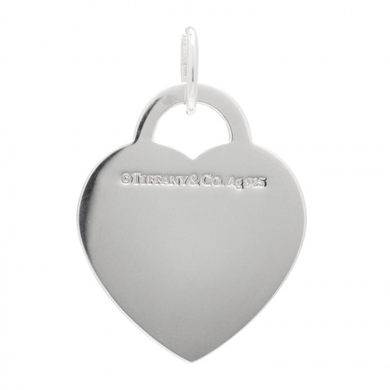 Tiffany & Co. ハートチャーム Tiffany & Co. Sterling Silver Heart Tag Charm w/ Jump Ring