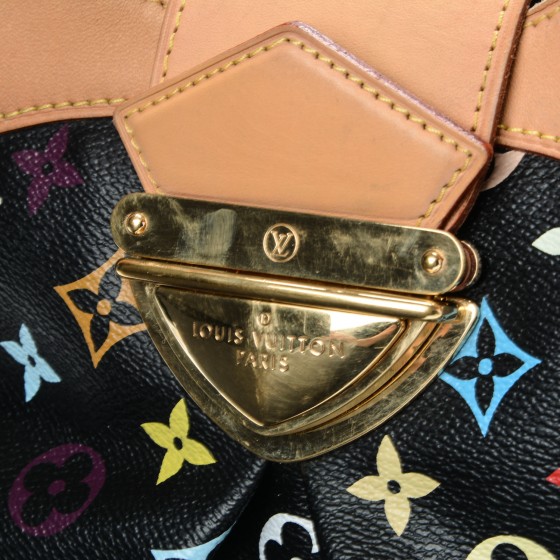 【希少】 LOUIS VUITTON 95Multicolore Monogram Ursula バッグ Louis Vuitton Murakami Black Monogram Multicolor Ursula Hobo