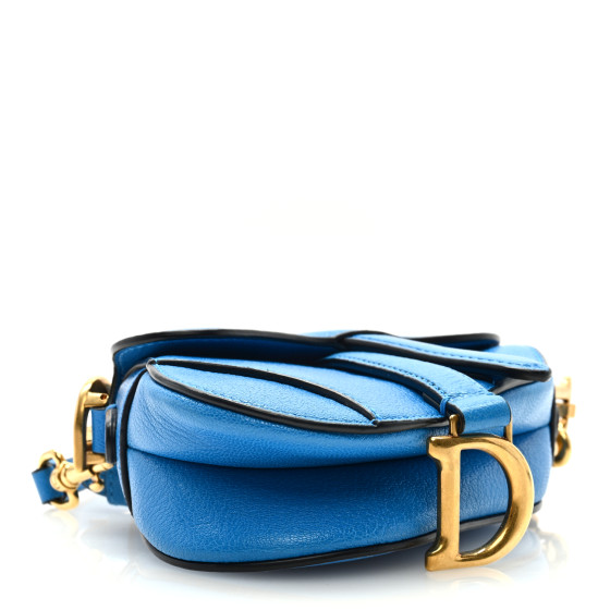 ボディバッグ・ウエストポーチ Dior blue butterfly saddle bag Dior - Blue Saddle Bag (Pre-Owned) - Watch My Diamonds