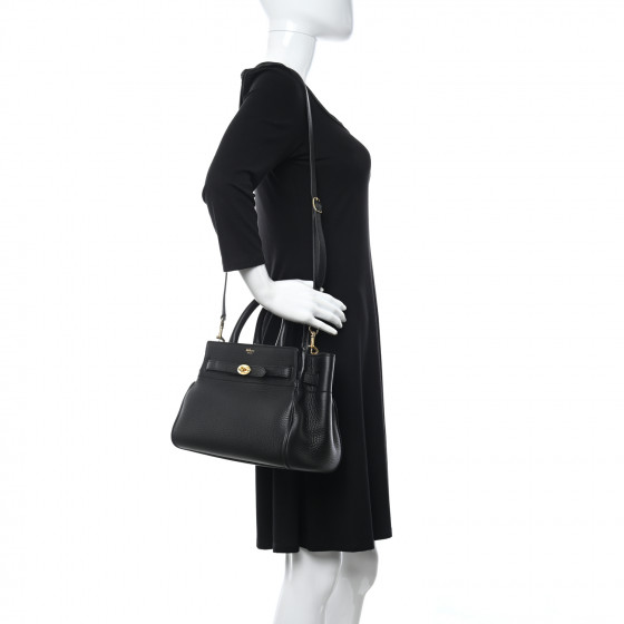 Mulberry正規品/EMS発送/送料込み BELTED BAYSWATER TOTE BAG Mulberry Small Bayswater Leather Tote Bag | Green | FARFETCH SG