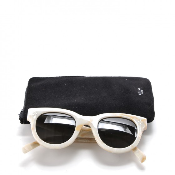 CELINE Baby Audrey Sunglasses CL 41053/S White 282366