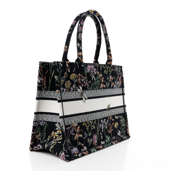 ◆希少◆VINTAGE◆【DIOR】Book Tote*Dior herbarium*バッグ CHRISTIAN DIOR Canvas Embroidered Medium Herbarium Book Tote