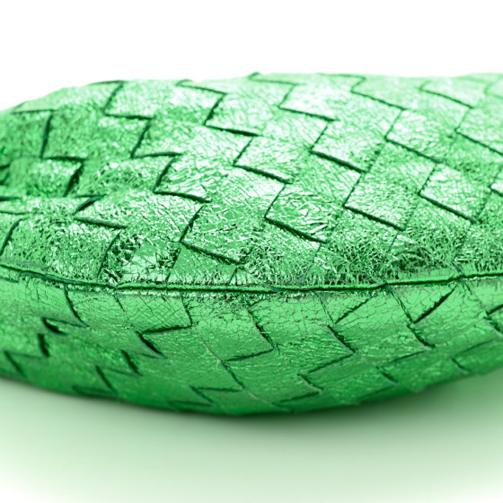 【送料&関税込】Bottega Veneta Pastel Green Nappa Leather An Bottega Veneta Light Green Intrecciato Woven Nappa Leather