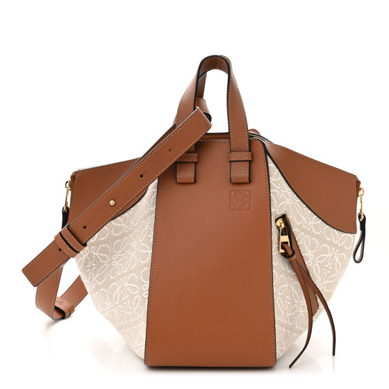 バッグ LOEWE ANAGRAM CANVAS ONE SHOULDER BAG Loewe Anagram canvas and leather shoulder bag Loewe