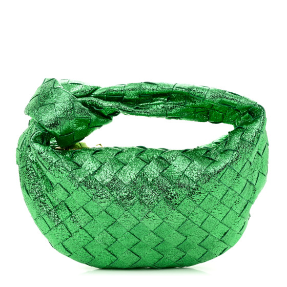 BOTTEGA VENETA Metallic Nappa Intrecciato Mini Jodie