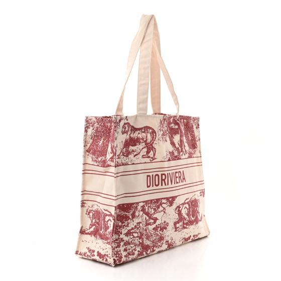 美品！この夏赤が素敵！CHRISTIAN DIOR DIORIVIERA トート CHRISTIAN DIOR Straw Dioriviera Tote Red 1490396 | FASHIONPHILE