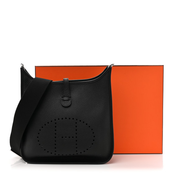 HERMES◆Evelyne III 29 Blue Nuit◆ Hermès Evelyne 29 Blue Nuit GHW - Designer WishBags