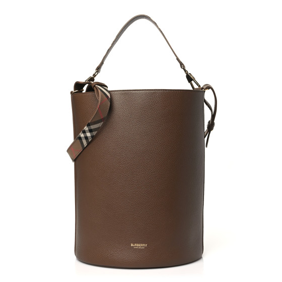 【BURBERRY】BUCKET BAG Burberry Check Drawstring Bucket Bag | Neiman Marcus