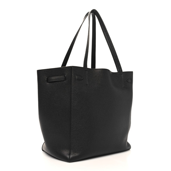 国内即発【CELINE】CABAS PHANTOM SMALL with BELT 18902 BLACK CELINE Soft Grained Calfskin Small Belt Cabas Phantom Black