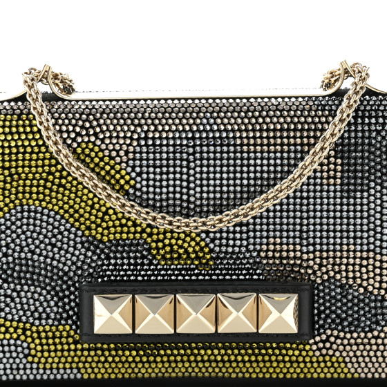 VALENTINO GARAVANI Nappa Crystal Camouflage Va Va Voom