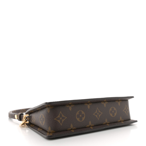 バッグ Louis Vuitton LOUIS VUITTON Monogram Calfskin Embossed Lexington Pouch