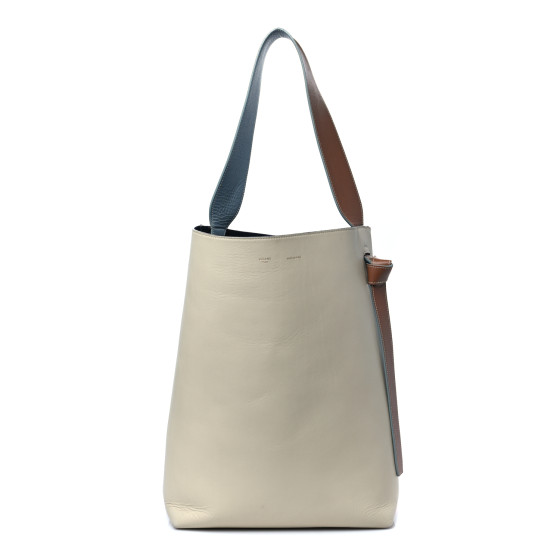 CELINE Shiny Smooth Calfskin Small Twisted Cabas Multicolor