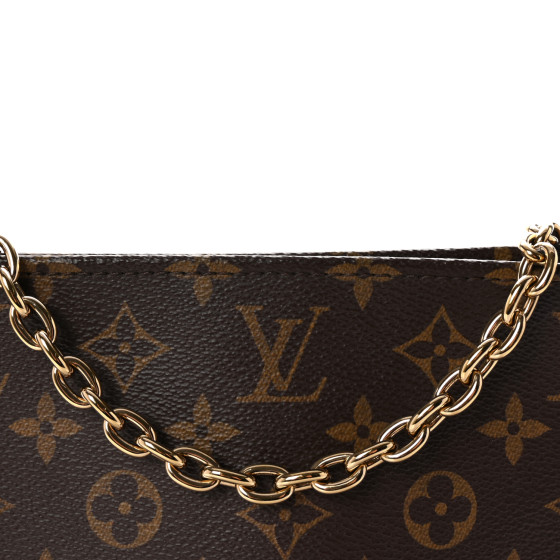 【SALE】LOUIS VUITTON/TOILETRY POUCH ON CHAIN BAG(天然素材） Louis Vuitton Toiletry Pouch On Chain - Luxe Du Jour