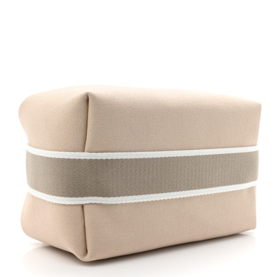 エルメス　アダダポーチ HERMES Canvas Small Bride-A-Brac Pouch Natural 1675611