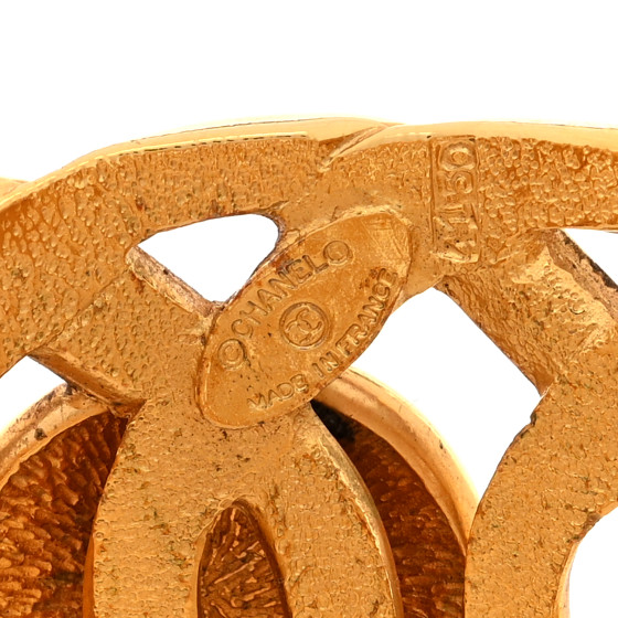 CHANEL Metal CC Sunburst Cuff Gold 1671200 | FASHIONPHILE