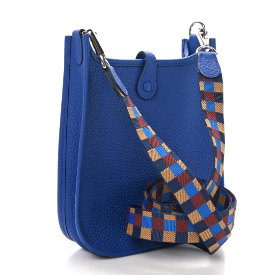 HERMES（エルメス）- Maxi Quadrille 25 mm ブルービラード maxi-quadrille-25mm-to-go-bag-