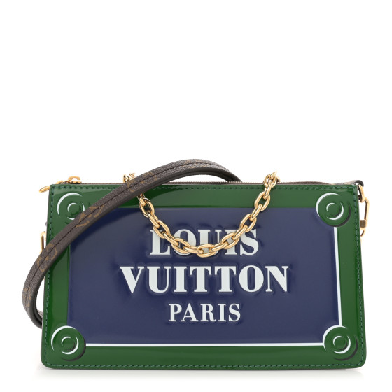 バッグ Louis Vuitton LOUIS VUITTON Monogram Calfskin Embossed Lexington Pouch