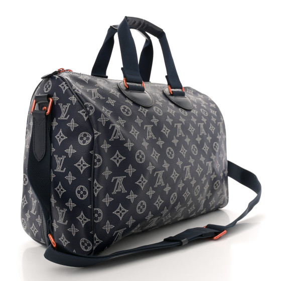 LOUIS VUITTONのバッグ Pre-Owned Kim Jones x Louis Vuitton Navy Monogram Upside