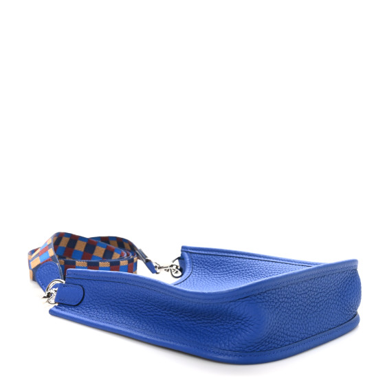 HERMES（エルメス）- Maxi Quadrille 25 mm ブルービラード HERMES Taurillon Clemence Maxi Quadrille Evelyne TPM Royal