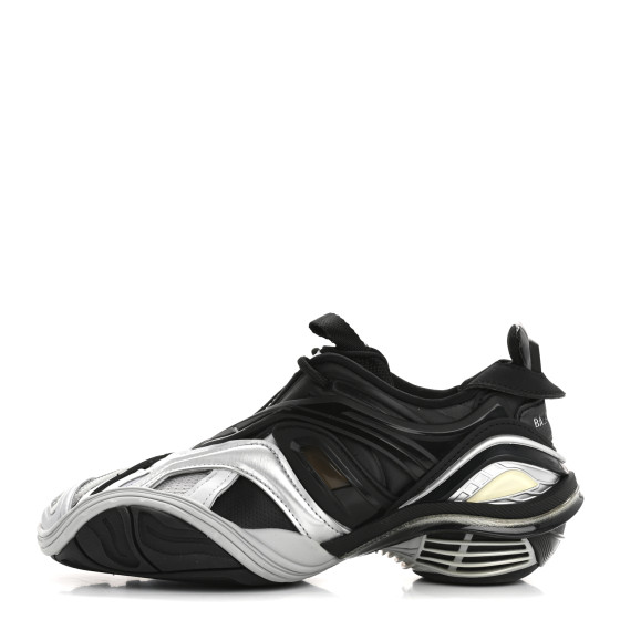 靴 BALENCIAGA Tyrex 36 24cm BALENCIAGA Rubber Womens Mesh Tyrex Sneakers 36 Black Grey